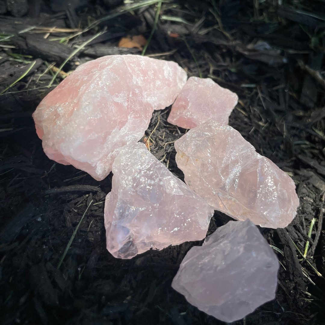 Raw Rose Quartz Crystal